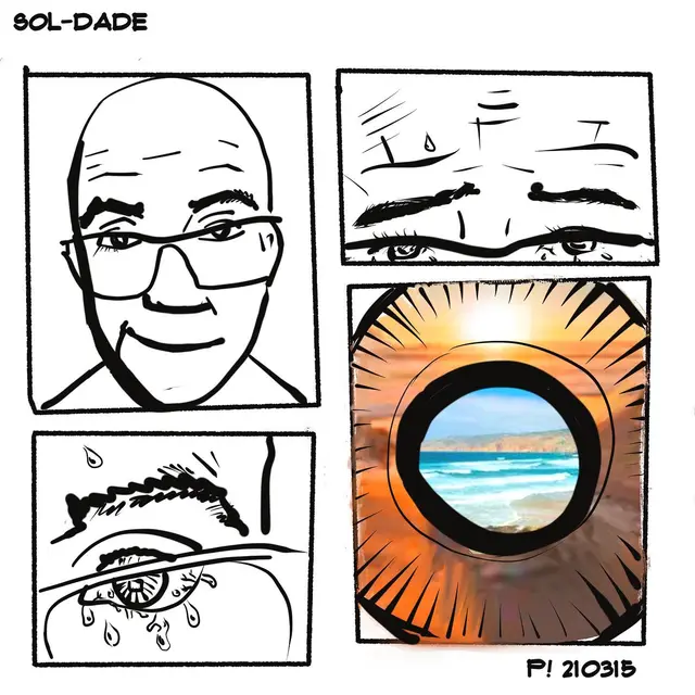 sol-dade: the sadness of missing the sun. sol+saudade. #saudade #sol #portugal #emigrante #drawingoftheday #artoftheday #expatlife #cartoon #missingthebeach #m…
