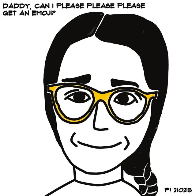 emoji super daughter #drawingoftheday #artoftheday #emoji