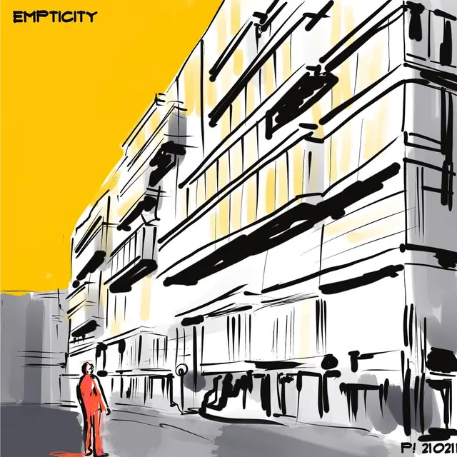 today, working in an empty office, imagining if every room was a flat, with families and joy. cities should be fully inhabited. #drawingoftheday #artoftheday #…