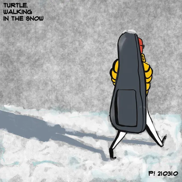 walking in the snow #drawingoftheday #artoftheday #snow #walking #bassplayer