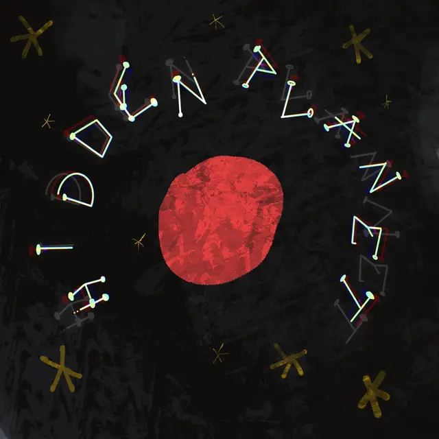 Our band has a name! I did two takes of the logo inspired Calder, George’s Méliès trip to the moon,…