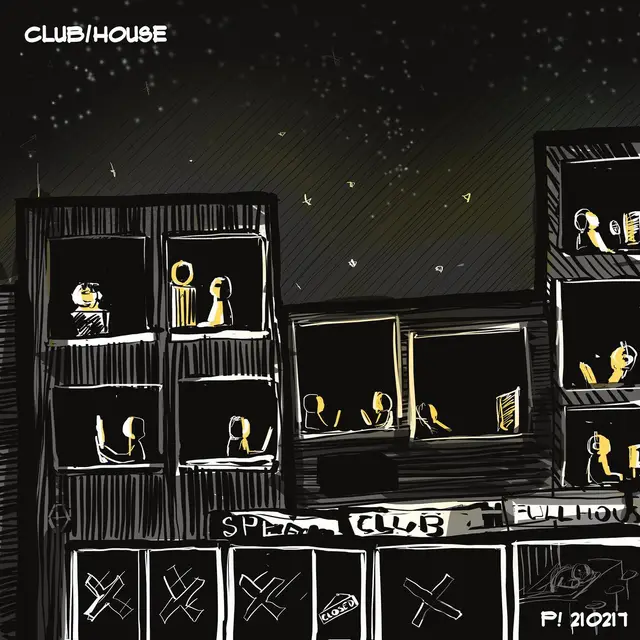neo clubbing #drawingoftheday #clubhouse #artoftheday #cartoon #comics #clubbing
