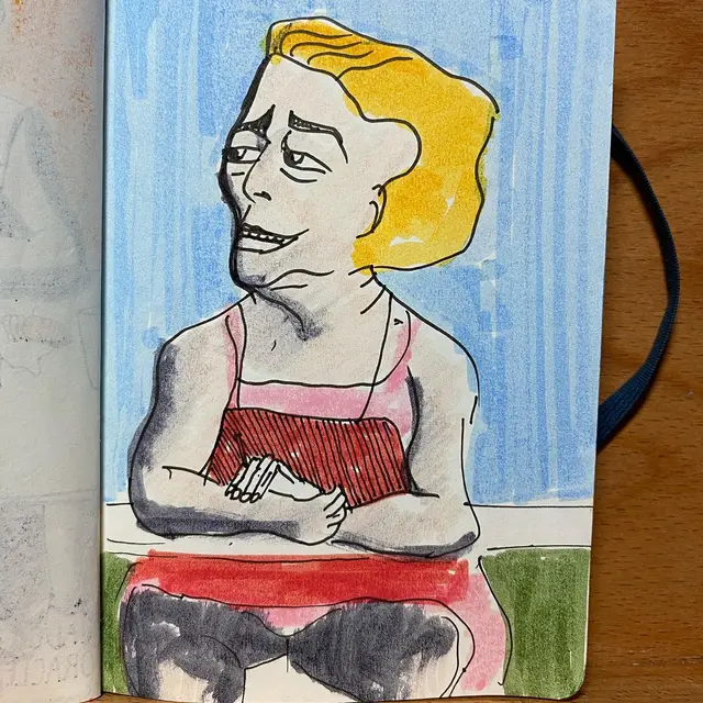 Vacation notebook: Observations 40/n #drawing #notebook #illustration #moleskine #summer