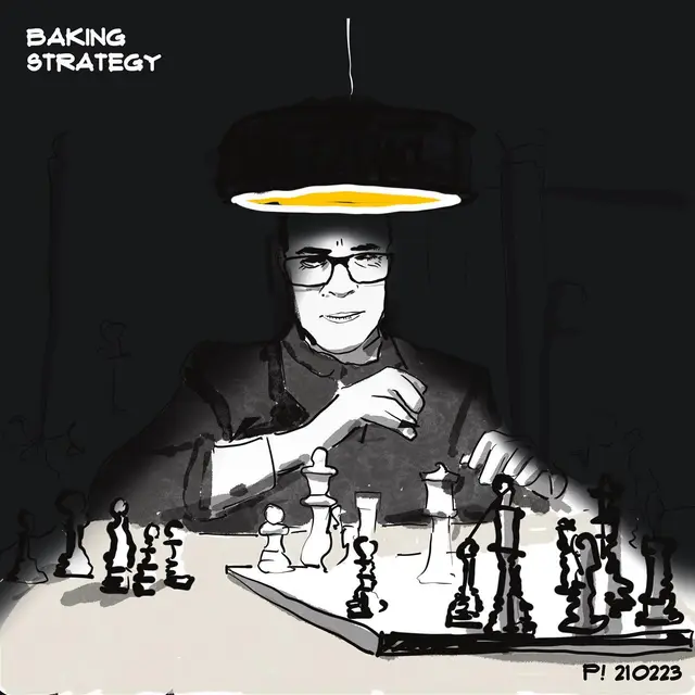After days working on strategy, I’m at the verge of synthesis, epiphanies, wisdom... drawing helps strategy. #strategy #tech #chess #drawingoftheday #artofthed…