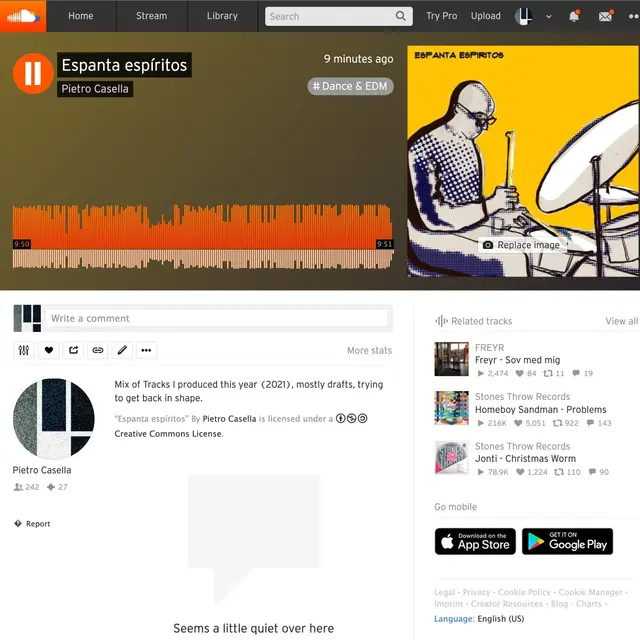 Mix of Tracks I produced last year. Let me know what you think! https://soundcloud.com/pietro-casella/espanta-espiritos